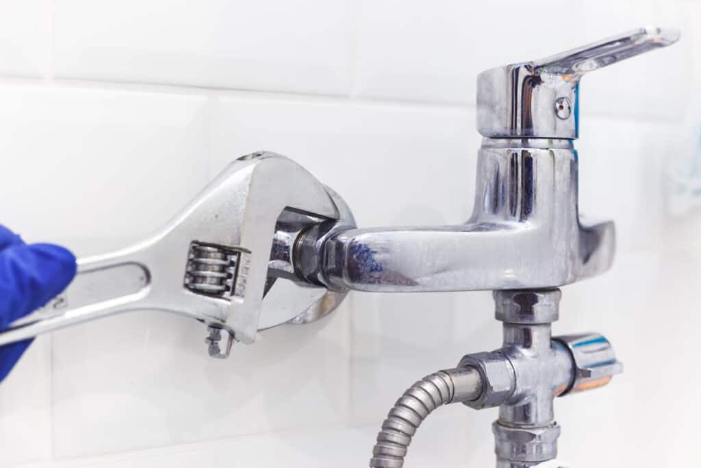 fixing a tap
