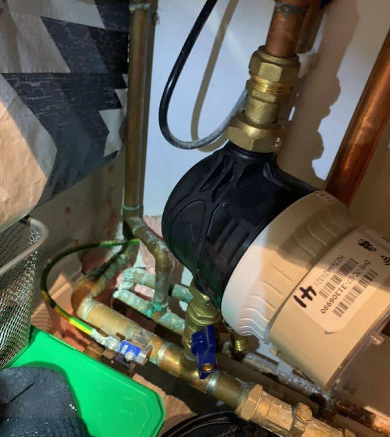 Incorrectly installed Water Meter