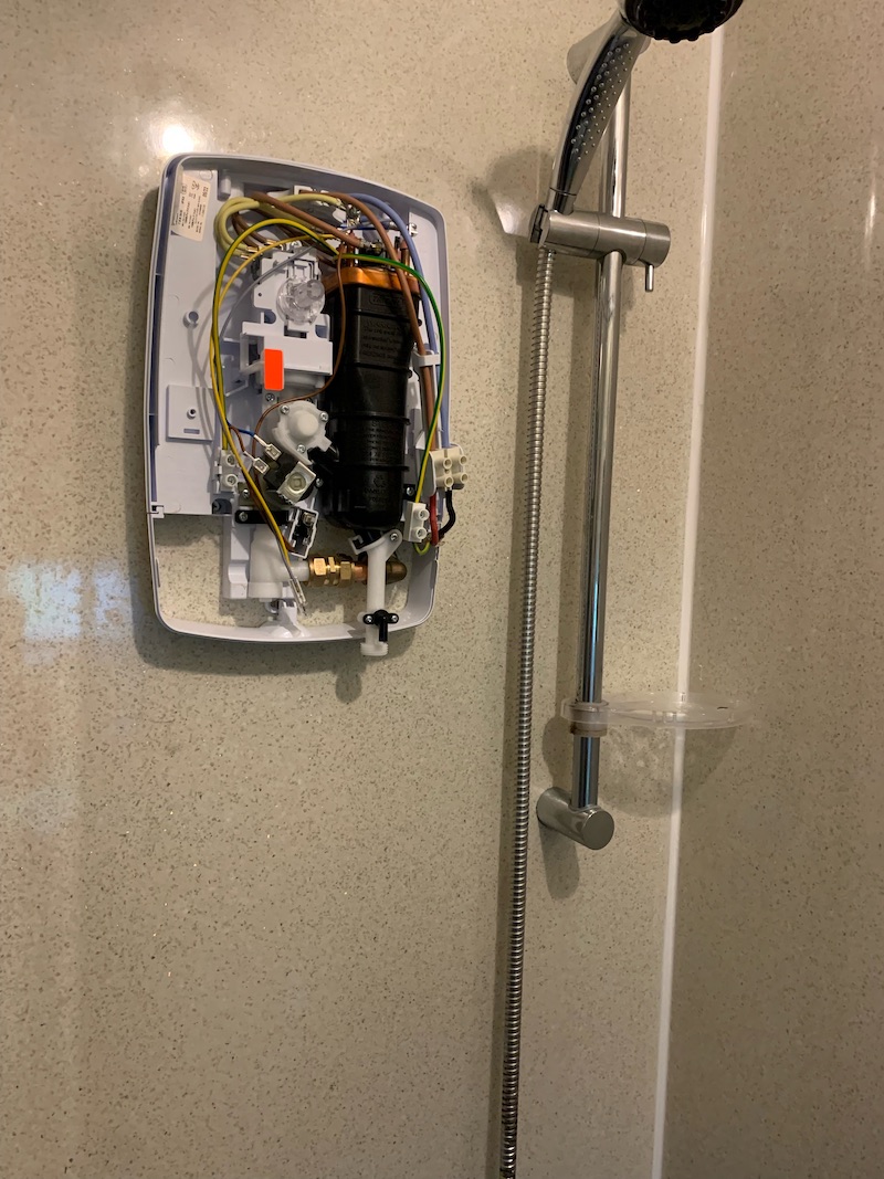installing a shower